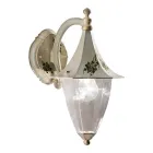 Venkovní nástěnná lampa v ručně malovaném hliníku a dekoraci Edere - Arezzo Viadurini