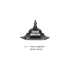 Venkovní nástěnné svítidlo z hliníku a skla Made in Italy Vintage - Janira Viadurini