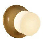 Venkovní nástěnná lampa z majoliky a foukaného skla vyrobená v Itálii - Toscot Swinger Viadurini