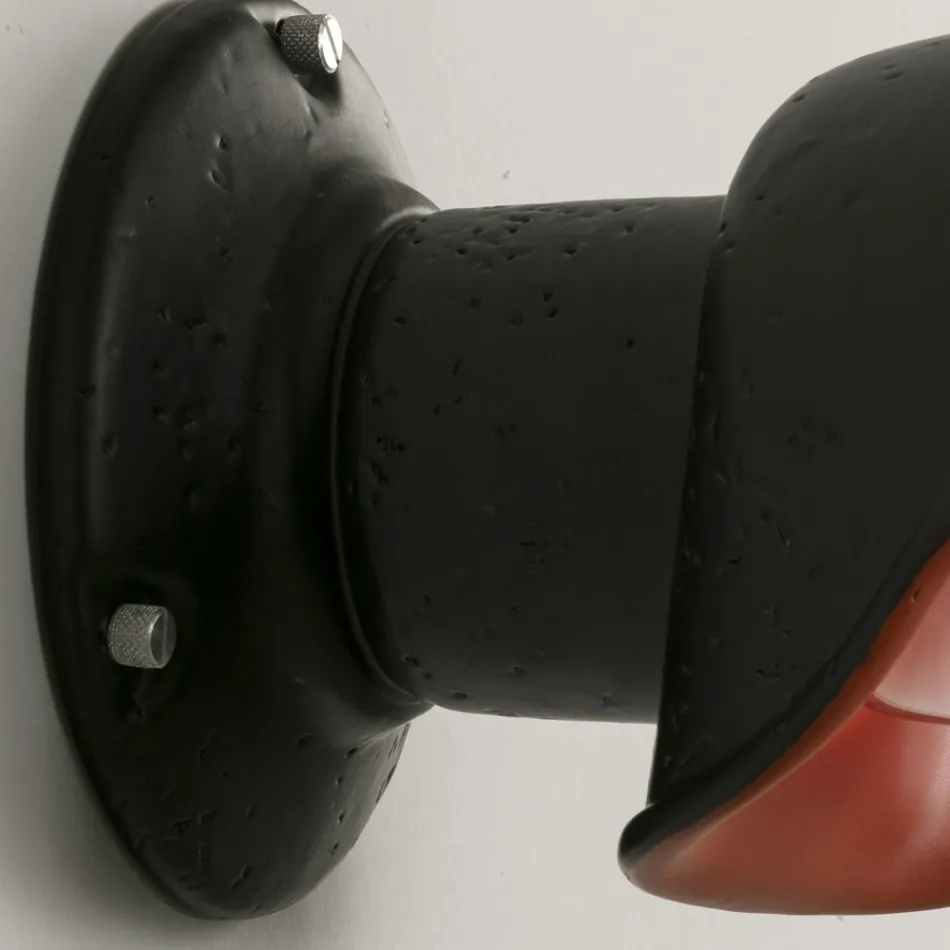 Toskánská majolika venkovní nástěnná lampa ručně vyrobená v Itálii - Toscot Bistrò Viadurini