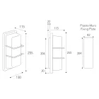 Venkovní nástěnné svítidlo z mosazi, E27 a geometrický styl, vyrobené v Itálii - Crystal Viadurini