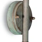 Venkovní nástěnné svítidlo Elfico z mosazi, čirého skla a krytí IP44 Viadurini