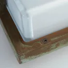 Venkovní nástěnné svítidlo Vintage Mosaz s objímkou E27 a IP44 - Křišťálové Viadurini