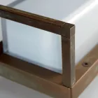 Venkovní nástěnné svítidlo Vintage Mosaz, E27 a elegantní světlo - Křišťál Viadurini