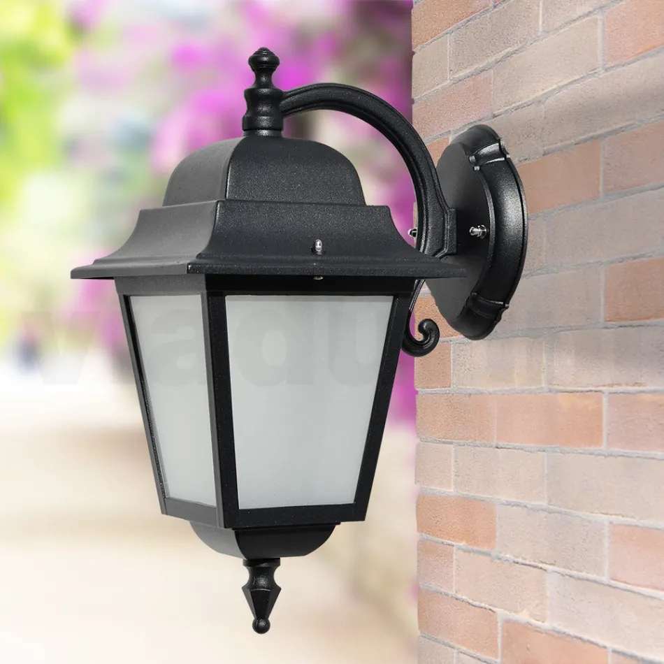 Zahradní nášivka z pískovaného skla a hliníku Made in Italy - Scintilla Viadurini