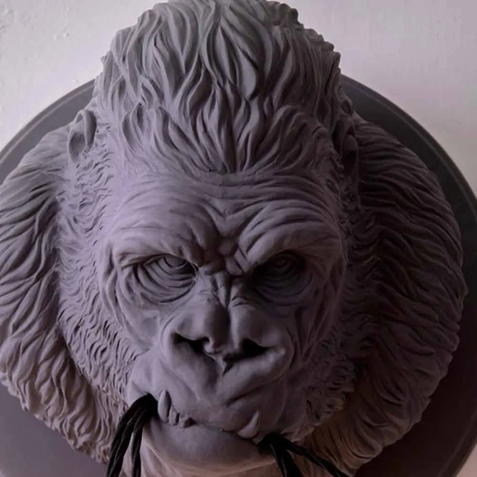 Nástěnná lampa 3 Lights v provedení Gorilla Ceramic Grey nebo White - Rillago Viadurini