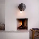 Nástěnná lampa 3 Lights v provedení Gorilla Ceramic Grey nebo White - Rillago Viadurini