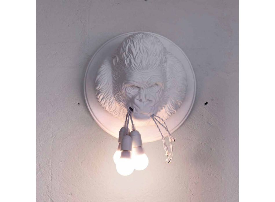 Nástěnná lampa 3 Lights v provedení Gorilla Ceramic Grey nebo White - Rillago Viadurini