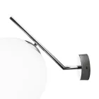 Ručně foukané nástěnné svítidlo z benátského skla - sníh Viadurini