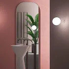 Ručně foukané nástěnné svítidlo z benátského skla - sníh Viadurini