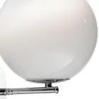 Isotta - Bílá benátská skleněná nástěnná lampa vyrobená v Itálii Viadurini