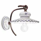 Wall keramická stěna zdobené rustikální Ferroluce Roma Viadurini