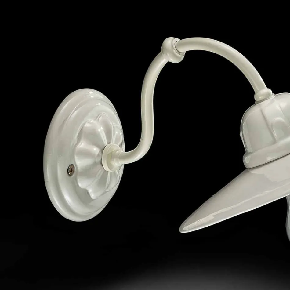 Světla v lesklé keramické stěny Ferroluce Retro Viadurini