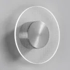 Nora - Kovové nástěnné svítidlo s difuzorem z plexiskla s mikrotečkami Viadurini