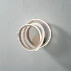 Nástěnná lampa ve zlatém kovu Ložnice moderního designu - Point Viadurini