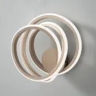 Nástěnná lampa ve zlatém kovu Ložnice moderního designu - Point Viadurini