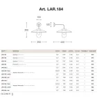 Nástěnné svítidlo Nabucco od Alda Bernardiho, mosazné linkové osvětlení Viadurini