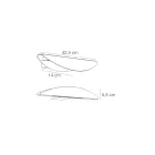 Nástěnné svítidlo z recyklovatelného hliníku v různých barvách - Mila Viadurini