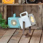 Nástěnné svítidlo průmyslové vintage stylu keramiky a ferro Julia Viadurini