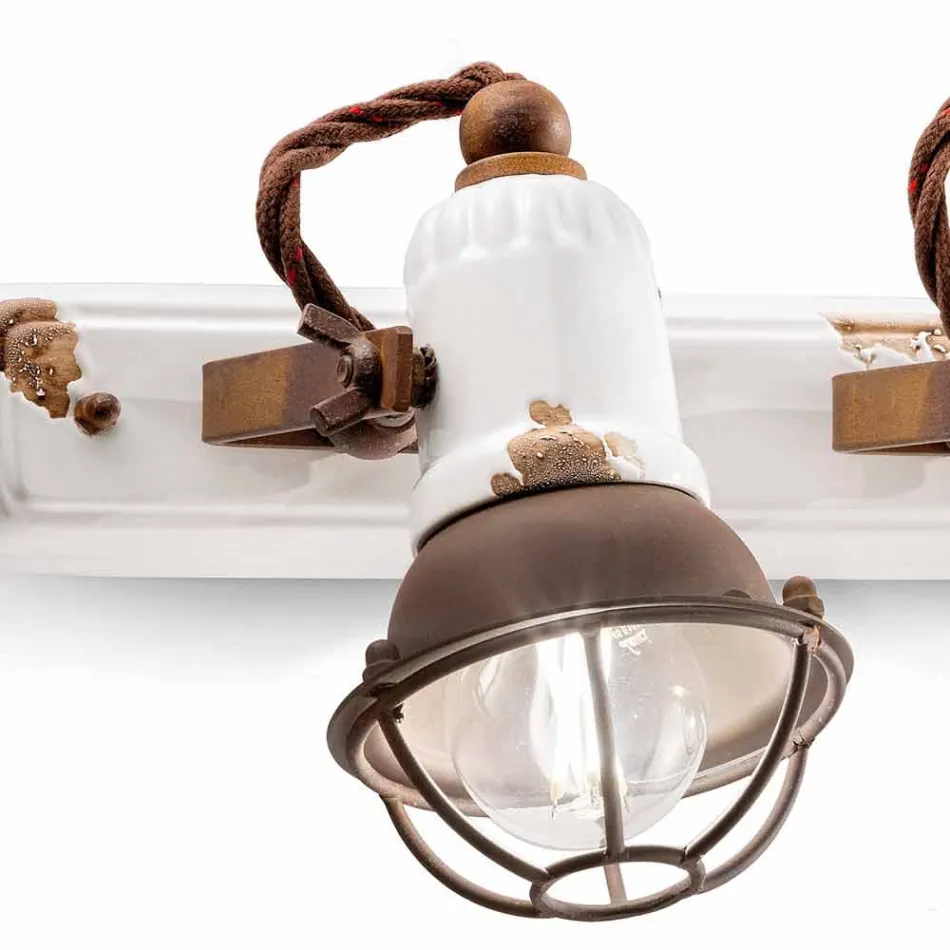 Nášivka design a tři reflektory keramiky a metalo Lacey Viadurini