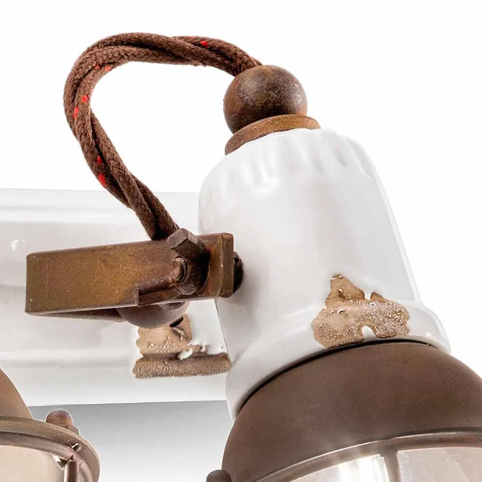 Nášivka design a tři reflektory keramiky a metalo Lacey Viadurini