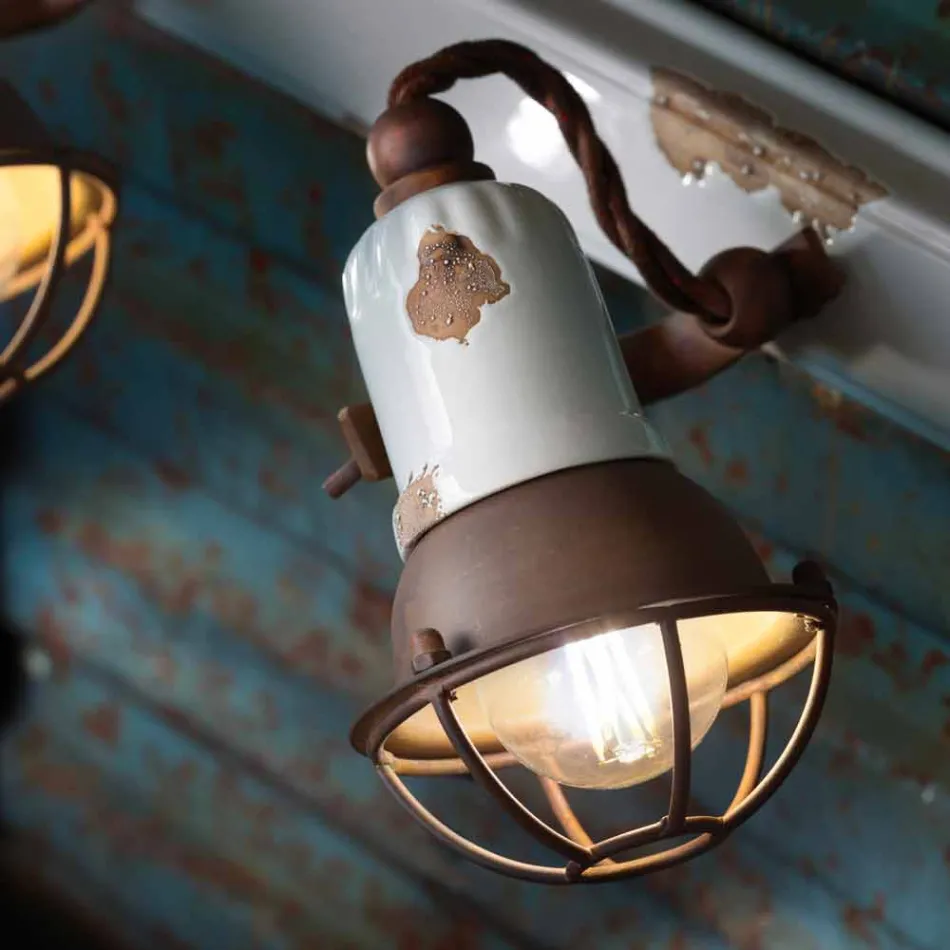 Nášivka design a tři reflektory keramiky a metalo Lacey Viadurini