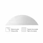 Designová nástěnná lampa v kovovém stříbrném nebo bílém provedení Made in Italy - Jump Viadurini