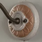 Venkovní nástěnná lampa v Galestru a kovová ruční výroba v Itálii - Toscot Spoleto Viadurini