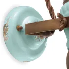 Nášivka Spotlight Průmyslový styl Ručně vyrobený ze železa a keramiky - Loft Viadurini