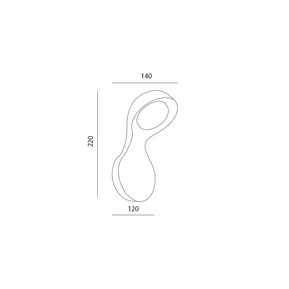 Keramická a hliníková nášivka ručně vyrobená v Itálii - Toscot Clover Viadurini