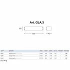 Wall keramické bílé dlaždice Glamour Aldo Bernardi Viadurini