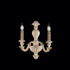 Dřevěná nástěnná svítidla vyrobená v Itálii pro interiérové dekorace - Milán Viadurini