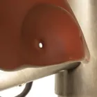 Nášivka ze smaltované toskánské majoliky a kovu Made in Italy - Uccellino Viadurini