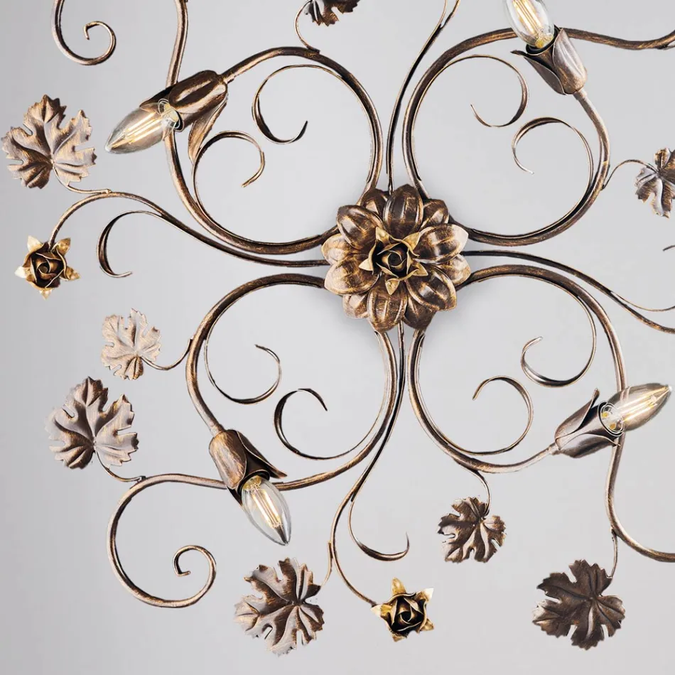 Chromované kovové LED nástěnné svítidlo pro elegantní a funkční osvětlení – Fiore Viadurini