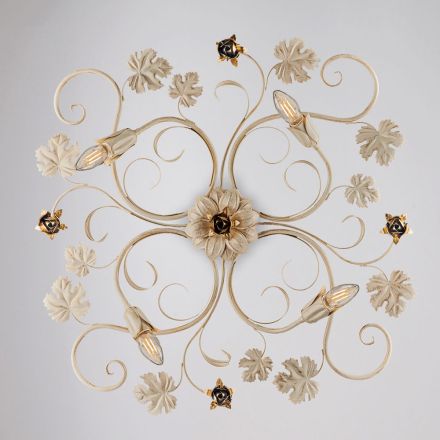 Chromované kovové LED nástěnné svítidlo pro elegantní a funkční osvětlení – Fiore Viadurini