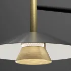 Kovová nástěnná svítidla v různých povrchových úpravách vyrobená v Itálii - Mira Viadurini