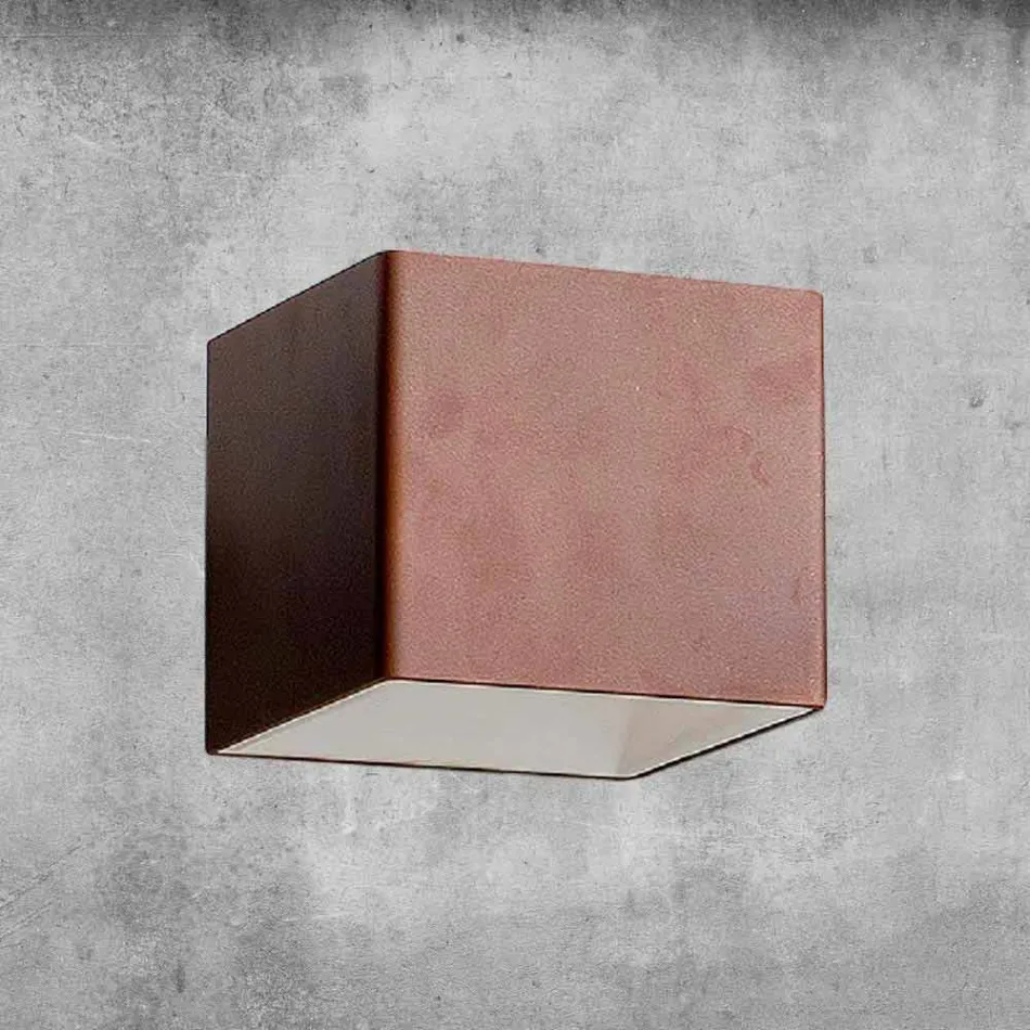 Nástěnná lampa z mosazi a sádry Vyrobeno v Itálii - Cubetto Aldo Bernardi Viadurini