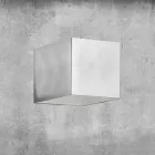 Nástěnná lampa z mosazi a sádry Vyrobeno v Itálii - Cubetto Aldo Bernardi Viadurini