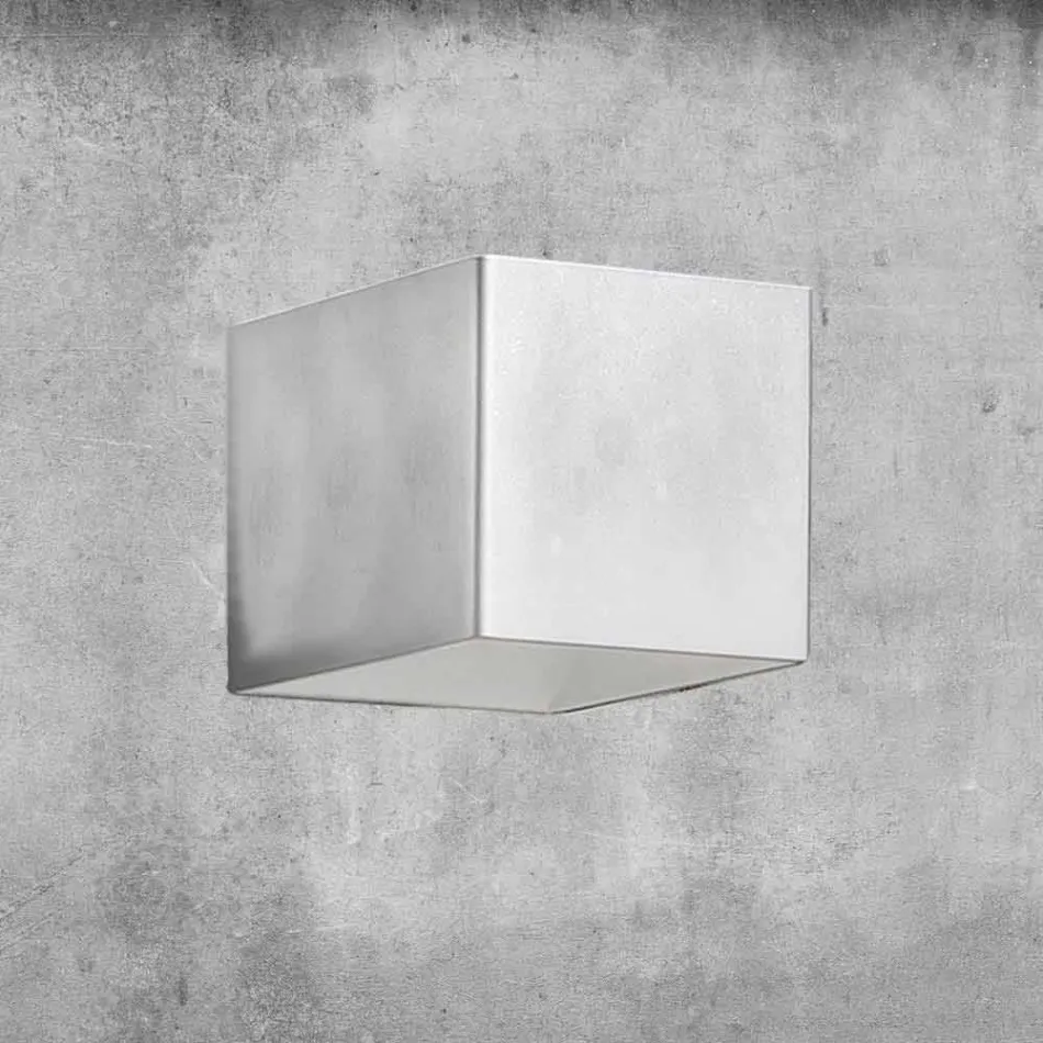 Nástěnná lampa z mosazi a sádry Vyrobeno v Itálii - Cubetto Aldo Bernardi Viadurini