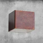 Nástěnná lampa z mosazi a sádry Vyrobeno v Itálii - Cubetto Aldo Bernardi Viadurini