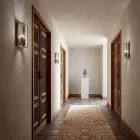 Nástěnná lampa z mosazi a skla se 2 světly Ručně vyrobený design - vázaný Il Fanale Viadurini