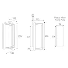 Nástěnná lampa z vintage mosazi, objímka E27 a atmosférické světlo vyrobené v Itálii - křišťál Viadurini