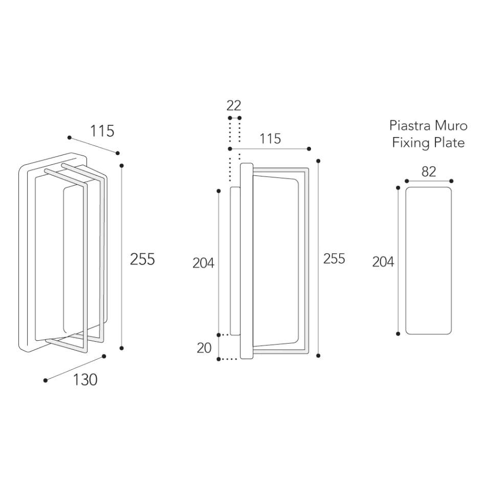 Nástěnná lampa z vintage mosazi, objímka E27 a atmosférické světlo vyrobené v Itálii - křišťál Viadurini