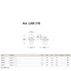 Nášivka La Traviata měď, sklo a staromosaz Viadurini