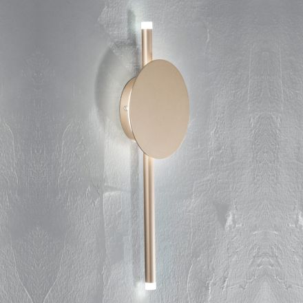 Moderní designové LED nástěnné svítidlo v bílé, černé nebo zlaté barvě - ruční Viadurini