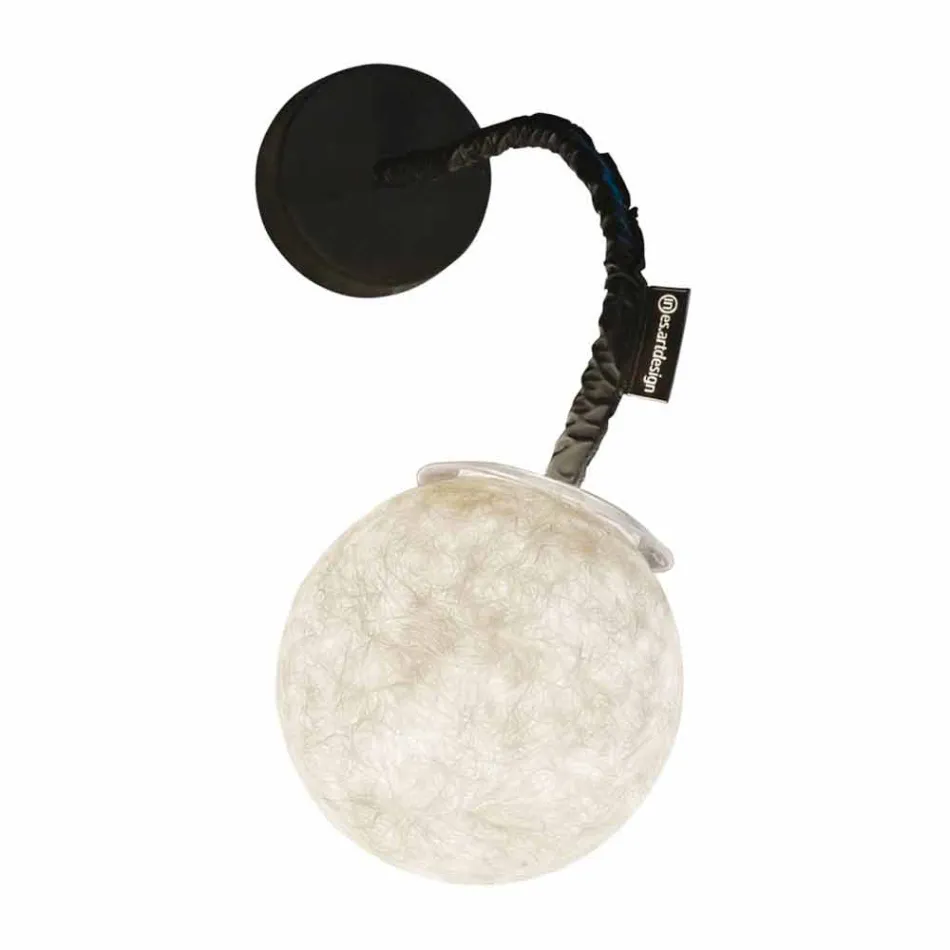 Současné nástěnné svítidlo In-es.artdesign Aplikace Micro Luna v nebulitu Viadurini