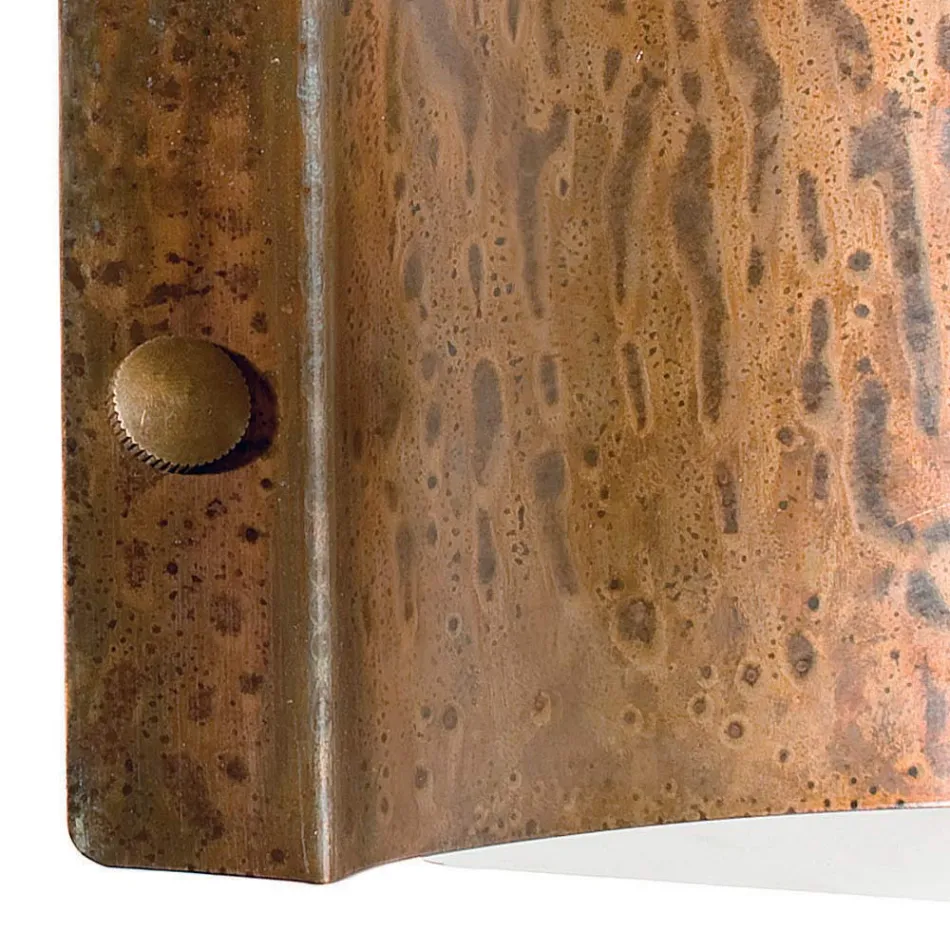 Nástěnné svítidlo Crescent-Moon v mědi a LED Made in Italy – příklad Viadurini