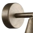 Venkovní nástěnné svítidlo ze železa a skla vyrobené v Itálii – zataženo Viadurini