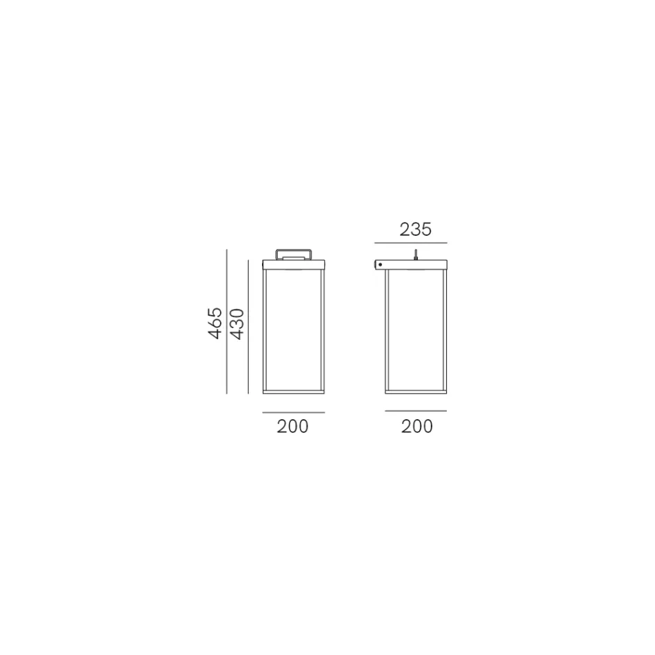 Venkovní nástěnné svítidlo z mosazi Made in Italy - Sunny Viadurini