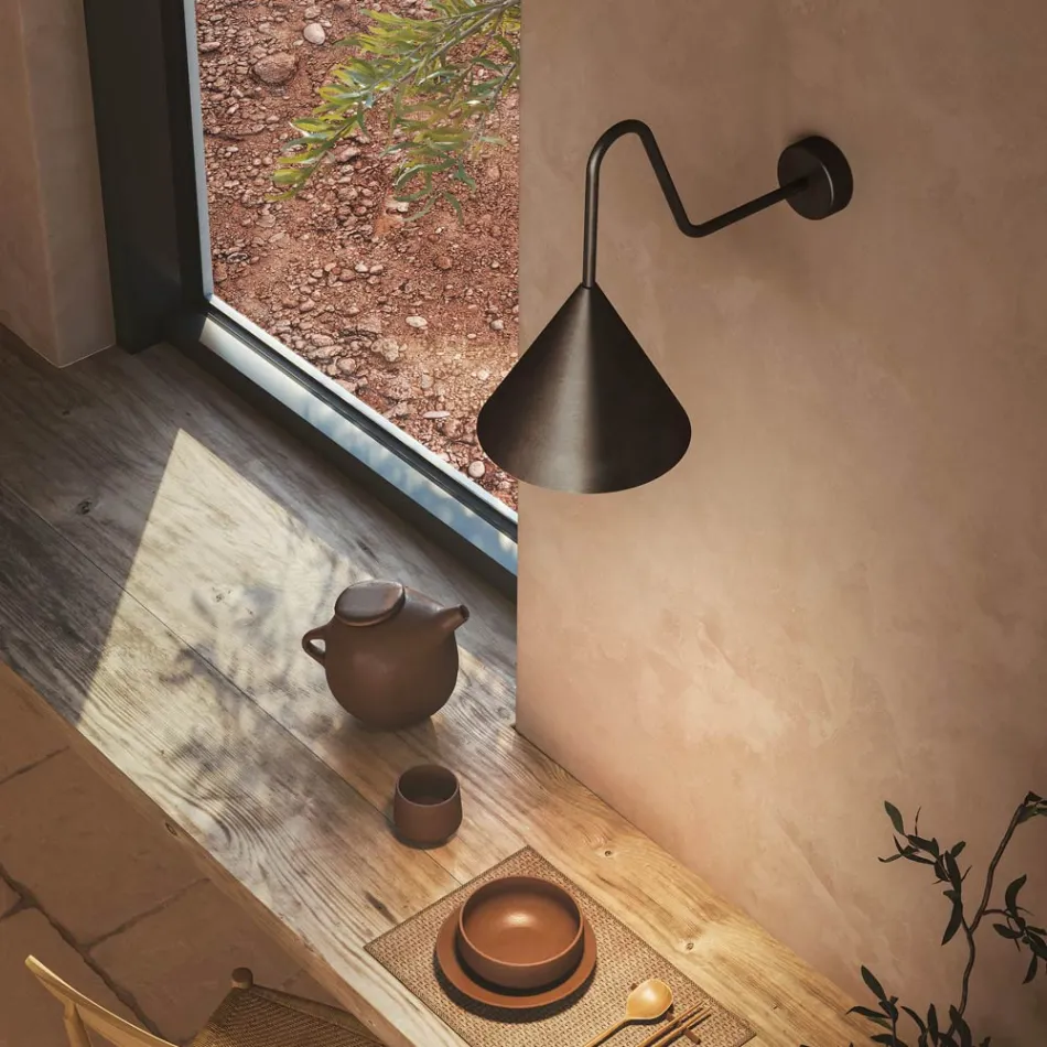 Vnitřní nástěnné svítidlo z grafenu Made in Italy - Rain Viadurini